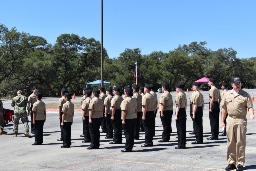 Flour Bluff NJROTC Marches Into State Qualifier
